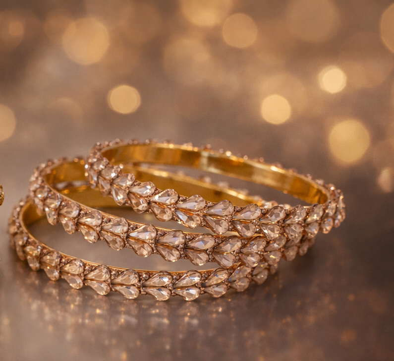 Rose Gold Statement Bangle
