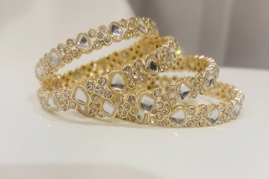Kundan bangles