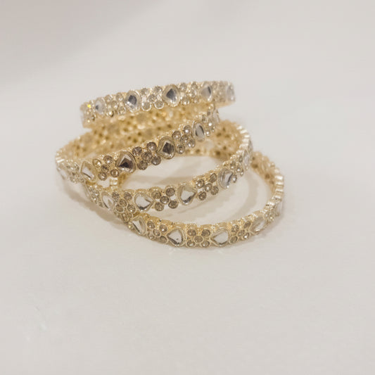 Kundan bangles