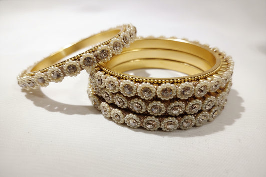 Leela Peal Floral Bangle