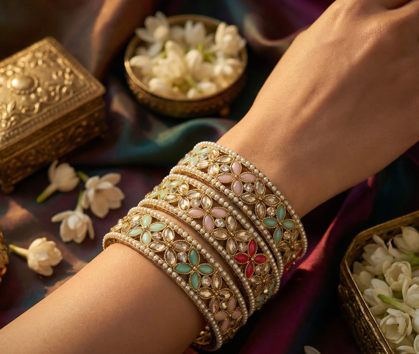 Multicolor Mirror Bangle