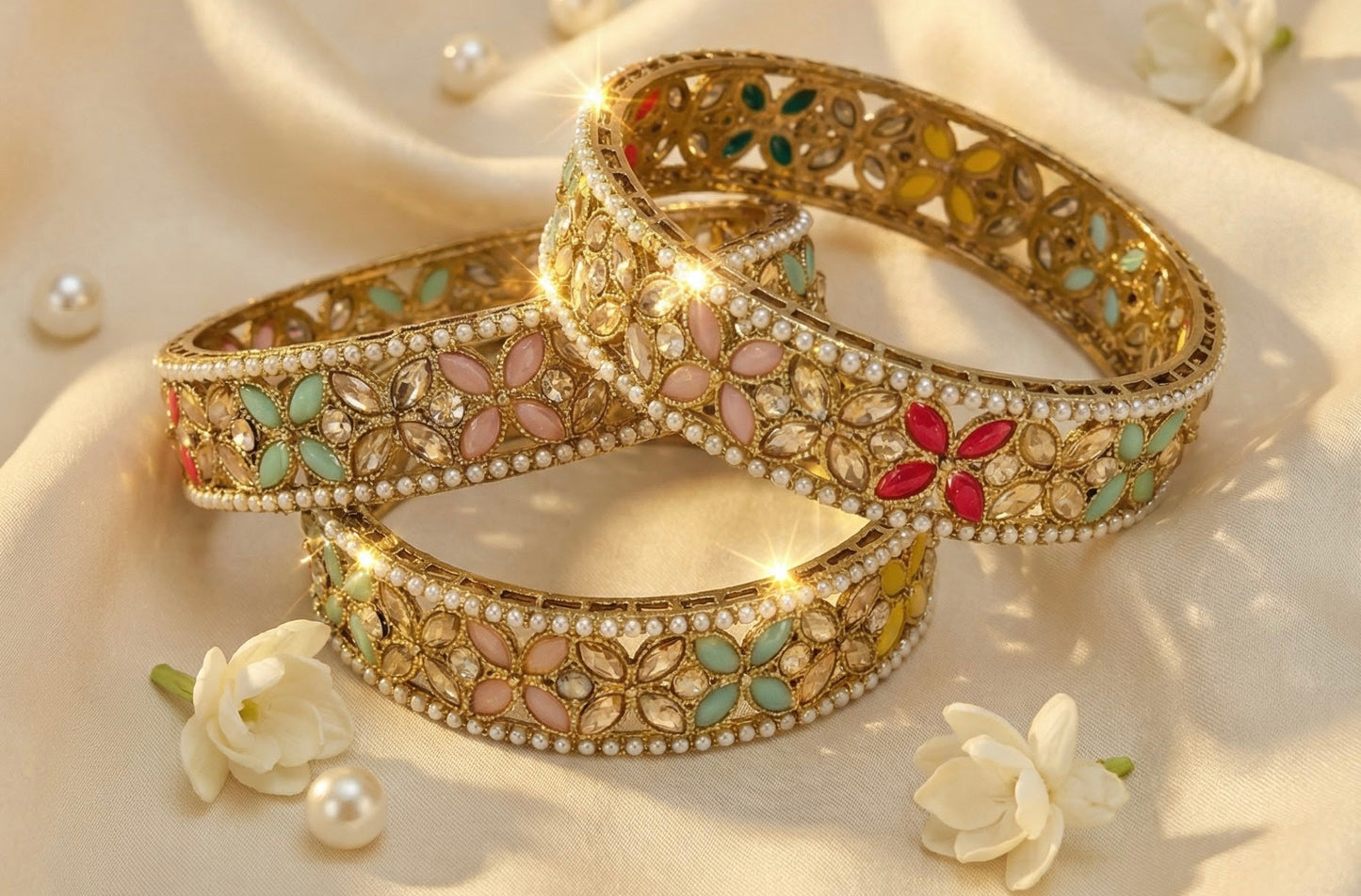 Multicolor Mirror Bangle