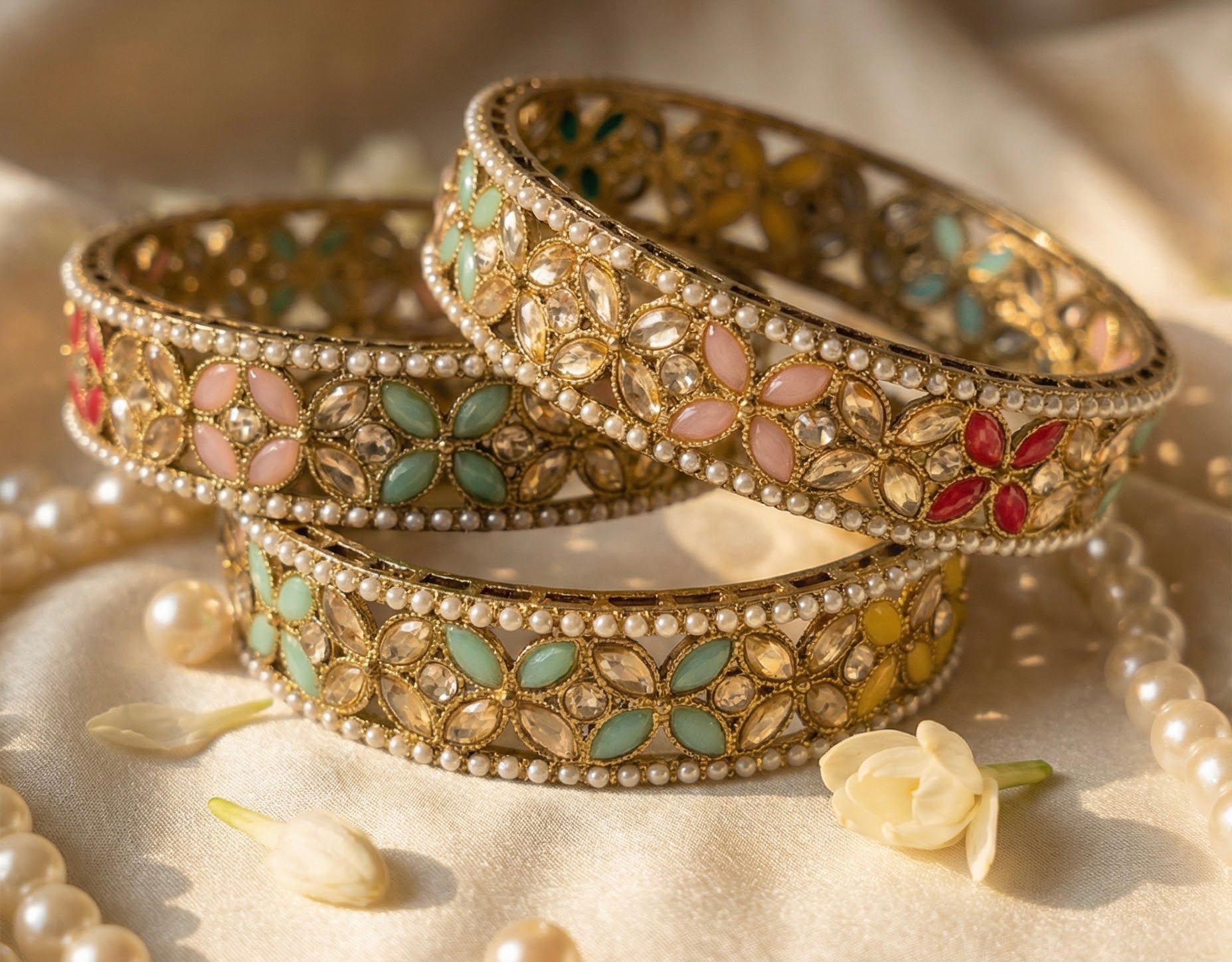 Multicolor Mirror Bangle